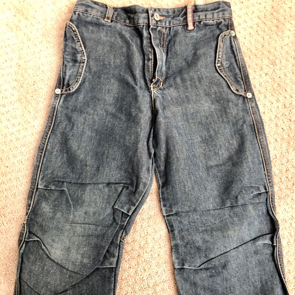 Burberry dark blue boys pants size 8